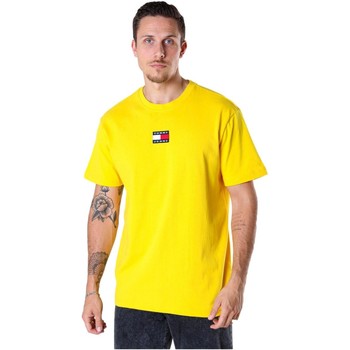 Vêtements Homme T-shirts manches courtes Tommy Jeans CAMISETA AMARILLA HOMBRE   DM0DM13762 Jaune