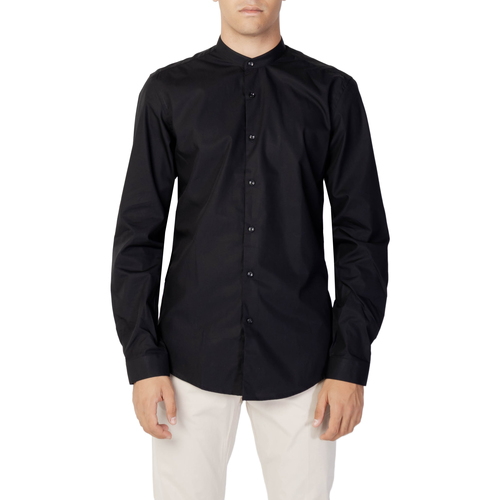 Vêtements Homme Chemises manches longues Antony Morato MMSL00692-FA400078 Noir