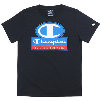 Vêtements Garçon T-shirts manches courtes Champion TEE-SHIRT CREWNECK - Noir - 12 ans Noir
