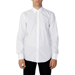 Vêtements Homme Chemises manches longues Antony Morato MMSL00628-FA400078 Blanc