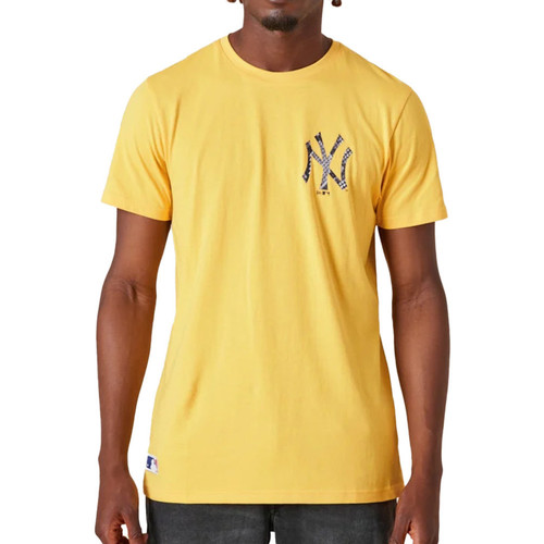 Vêtements Homme T-shirts perforated manches courtes New-Era 13083935 Jaune