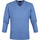 Vêtements Homme Sweats Suitable Pull Agneline Col-V Bleu Bleu