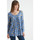 Vêtements Femme T-shirts & Polos Daxon by  - Tunique manches longues extensible Bleu