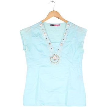 Vêtements Femme T-shirts manches courtes Dpm Tee-shirt  - Taille 40 Bleu