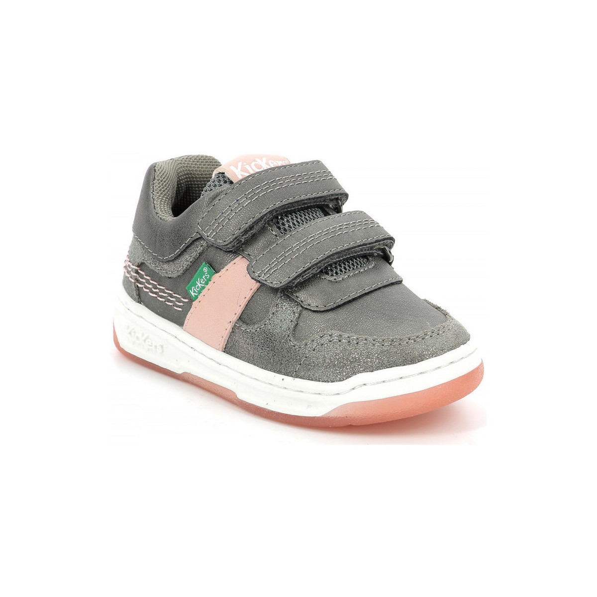 Chaussures Fille Baskets basses Kickers Kalido Gris