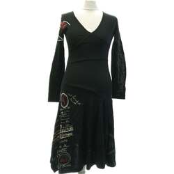 Vêtements Femme Robes Desigual robe mi-longue  34 - T0 - XS Noir Noir