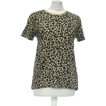 Vêtements Femme T-shirts & Polos Zara top manches courtes  36 - T1 - S Marron Marron