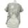 Vêtements Femme T-shirts & Polos Met top manches courtes  38 - T2 - M Gris Gris