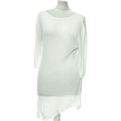 Vêtements Femme Un Matin dEté Zara top manches courtes  36 - T1 - S Blanc Blanc