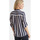 Vêtements Femme Chemises / Chemisiers Daxon by  - Chemisier à rayures long. 65cm Multicolore
