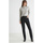 Vêtements Femme Jeans Daxon by  - Jean droit 5 poches stature + d'1,60m Noir