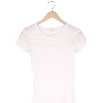 Vêtements Femme T-shirts manches courtes Promod T-shirt manches courtes  - Taille 36 Blanc