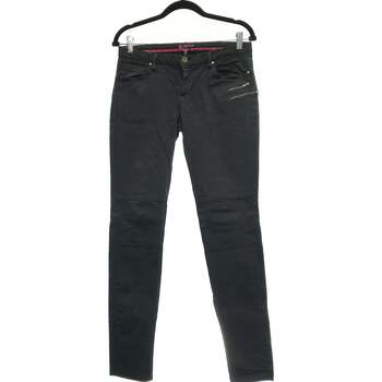 jeans naf naf  jean slim femme  38 - t2 - m violet 