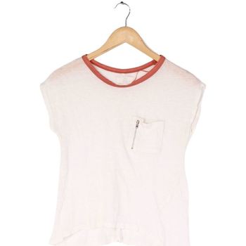 Vêtements Femme T-shirts manches courtes Zara Tee-shirt  - Taille 36 Blanc