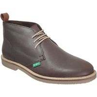 Chaussures Homme Boots Kickers Tyl cuir lisse Marron foncé cuir