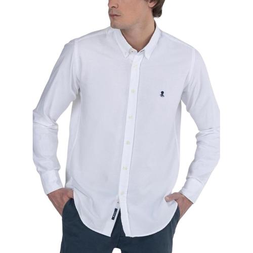 Vêtements Homme Chemises manches longues Elpulpo  Blanc