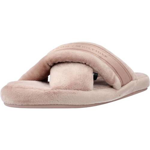 Tommy Hilfiger COMFY HOME SLIPPERS WITH Rose - Chaussures Chaussons Femme  34,43 €