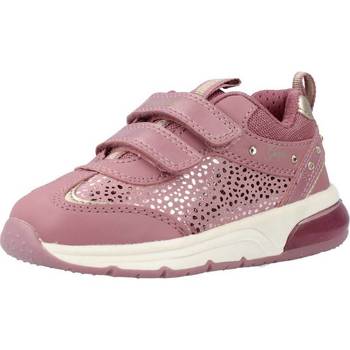 Chaussures Fille Baskets basses Geox J SPACECLUB GIRL A Rose
