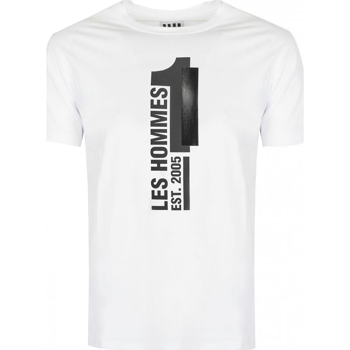 Vêtements Homme T-shirts manches courtes Les Hommes LLT205 721P | Round Neck T-Shirt Blanc