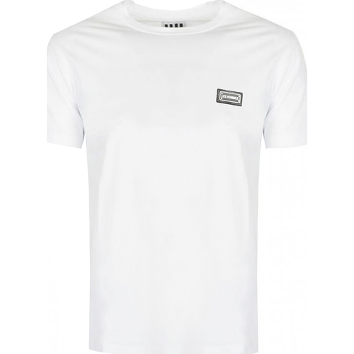 Vêtements Homme T-shirts manches courtes Les Hommes LKT100 703 Blanc