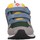 Chaussures Fille Linge de maison JET VL-J Basket Enfant Gris-vert-bleu Multicolore