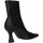 Chaussures Femme Low boots Steve Madden SAINTLY Bottes et bottines Femme Cuir noir Noir