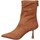 Chaussures Femme Low boots Steve Madden JANETH Bottes et bottines Femme Cognac Suede Marron