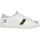 Chaussures Femme Baskets mode Date Date Sneakers Hill Low Vintage Cuir Toile Femme Blanc Glitter Blanc