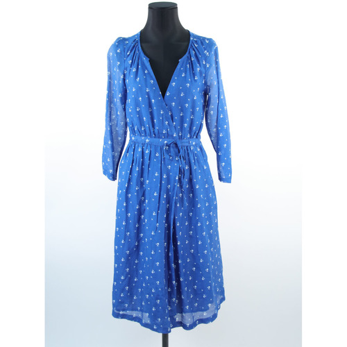 Vêtements Femme Robes Calvin Klein Jea Robe en coton Bleu
