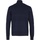 Vêtements Femme Gilets / Cardigans Kronstadt Fisker Cotton Roll Neck Knit navy 50023 Bleu