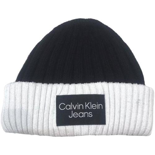 Accessoires textile Bonnets Mikro-Logo Calvin Klein Jeans  Noir