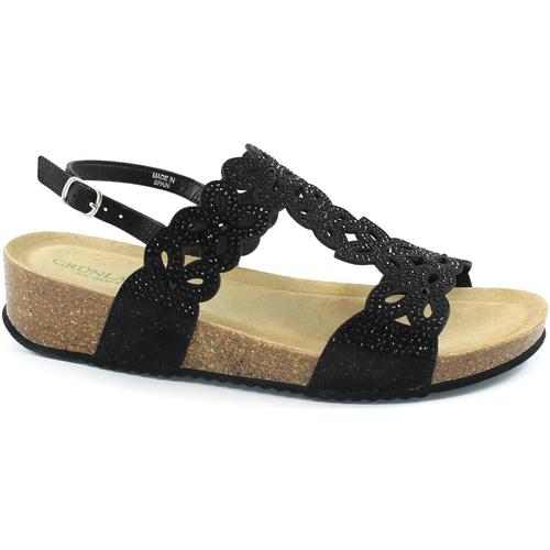 Chaussures Femme Sandales et Nu-pieds Grunland GRU-RRR-SB0795-NE Noir