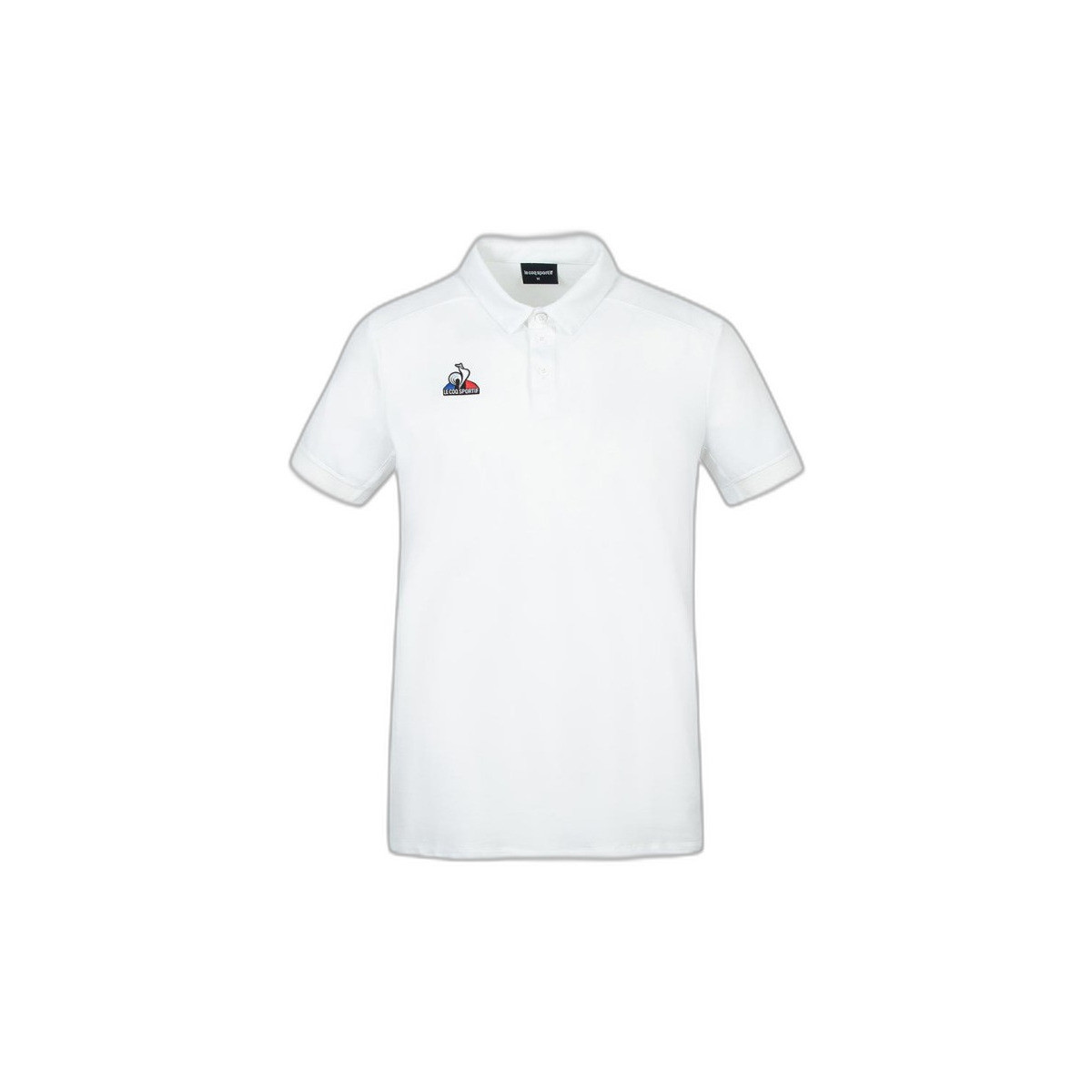 Vêtements Homme Polos manches courtes Le Coq Sportif Polo  Tennis Polo N°6 M Blanc