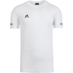 Vêtements Garçon T-shirts manches courtes Le Coq Sportif T-shirt enfant  Tennis N°3 M new optical white/black