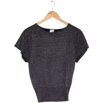 Vêtements Femme T-shirts manches courtes Camaieu Tee-shirt  - Taille 36 Noir