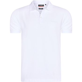 Vêtements Homme Malles / coffres de rangements Pierre Cardin Classic Polo Blanc