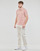 Vêtements Homme Polos manches courtes Kappa EZIO Beige / Blanc
