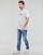 Vêtements Homme T-shirts manches courtes Quiksilver BETWEEN THE LINES SS Blanc / Bleu