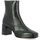 Chaussures Femme Boots Fremilu Boots cuir python Noir