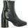 Chaussures Femme Boots Fremilu Boots cuir python Noir