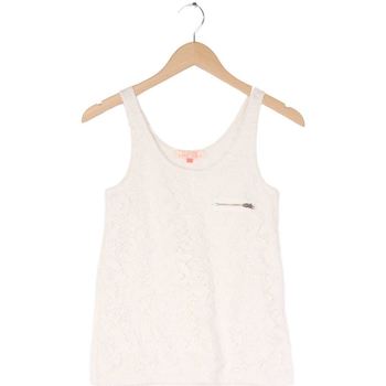 Vêtements Femme Débardeurs / T-shirts sans manche Cache Cache Debardeur, Bustier  - Taille 34 Blanc