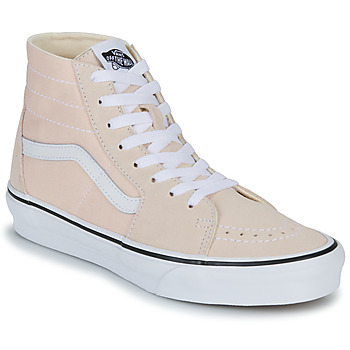 Chaussures Femme Baskets montantes Vans Checked SK8-Hi TAPERED Rose