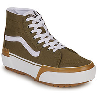 Chaussures white Baskets montantes Vans brand SK8-Hi TAPERED STACKED Marron