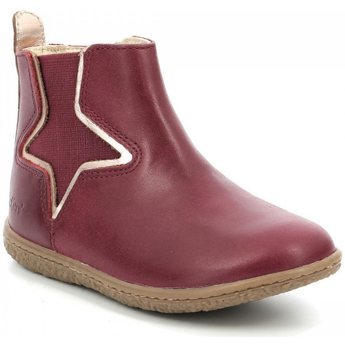 Chaussures Fille Boots Kickers Vermillon Rouge