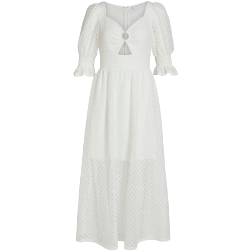 Vêtements Femme Robes longues Vila 14078821 Blanc