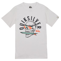 Vêtements Garçon T-shirts manches courtes Quiksilver QS ROCKIN SKULL SS YTH Blanc