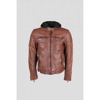 Vêtements Homme Vestes en cuir / synthétiques Redskins RYDE BARCELONA COGNAC Cognac