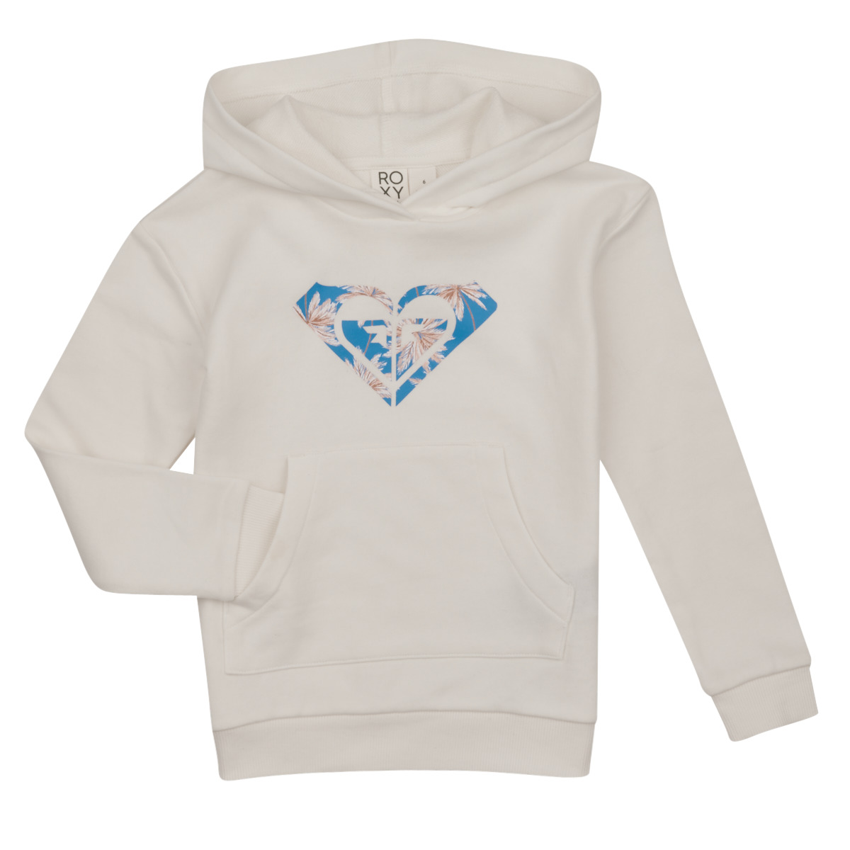 Vêtements Fille Sweats Roxy HAPPINESS FOREVER striped HOODIE A Blanc / Bleu