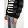 Vêtements Homme Pulls Les Hommes LLK113-654U | Wool Stripes Round Neck Jumper Noir