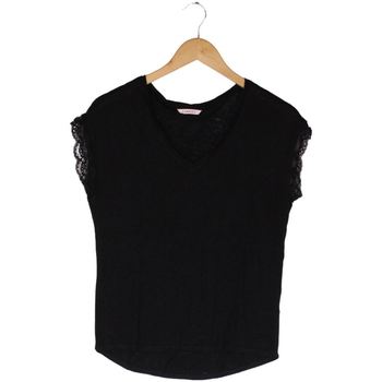 Vêtements Femme T-shirts manches courtes Camaieu Tee-shirt  - Taille 36 Noir